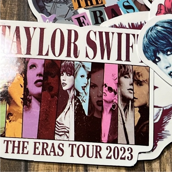 5for$10 Holiday Stocking Stuffer Gift Singer Taylor Swift 50Pc of Stickers - Picture 3 of 4
